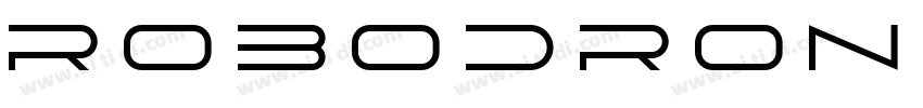 Robodron Regular字体转换